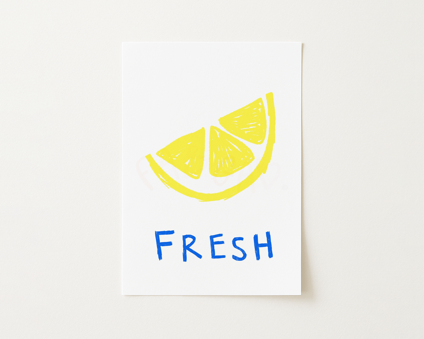 Lemon Fresh Kitchen Print