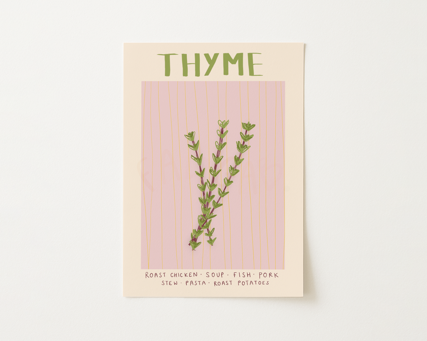 Thyme Herb Print