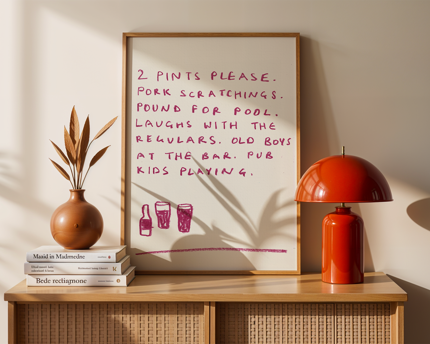 Pub Handwritten Quote Print