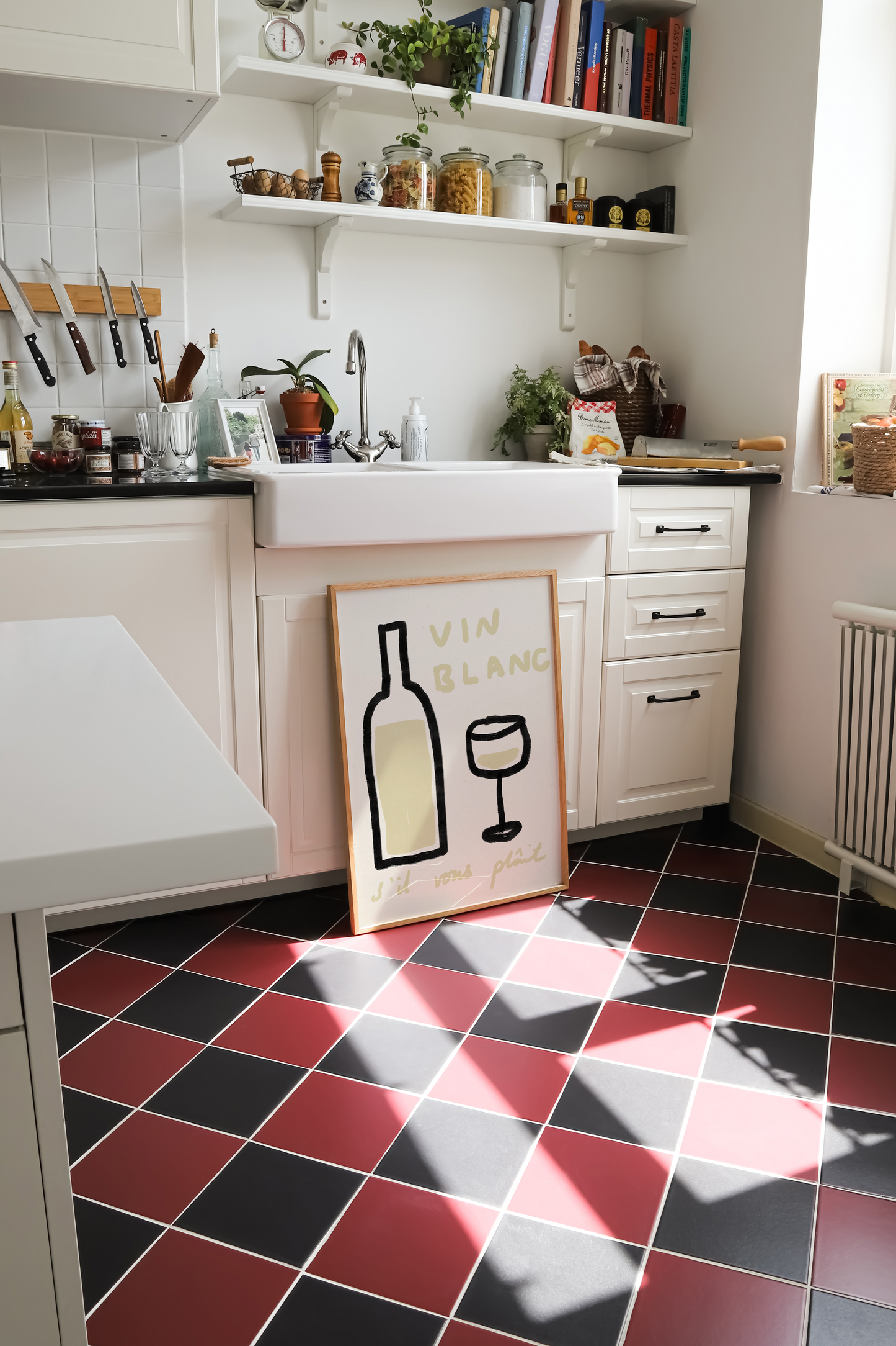 White Wine Please Kitchen Print