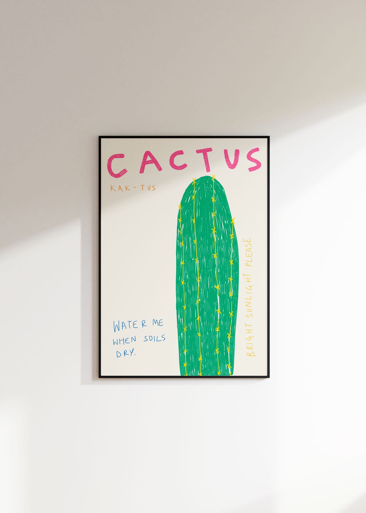 Cactus Succulent Print