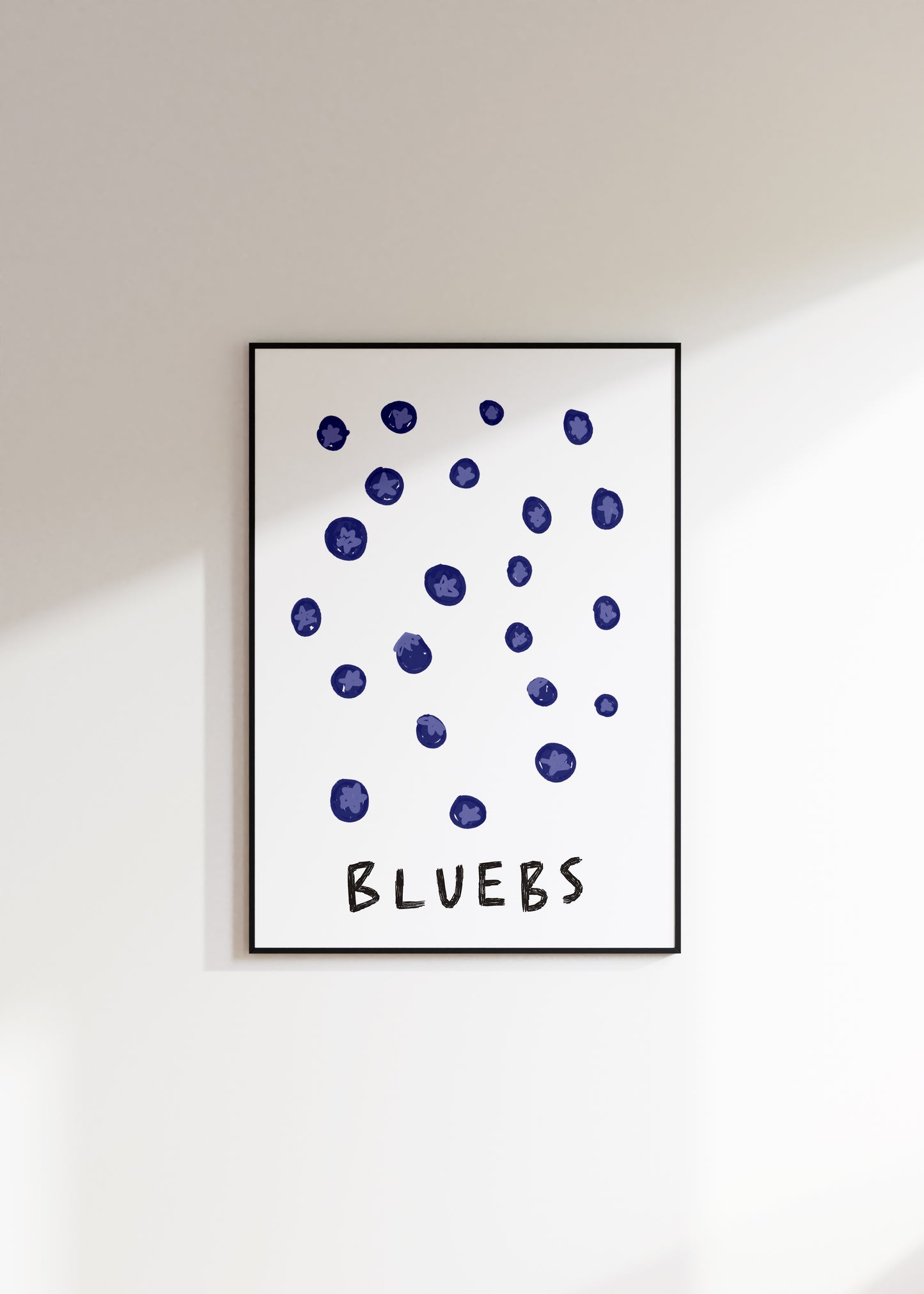 Bluebs Print