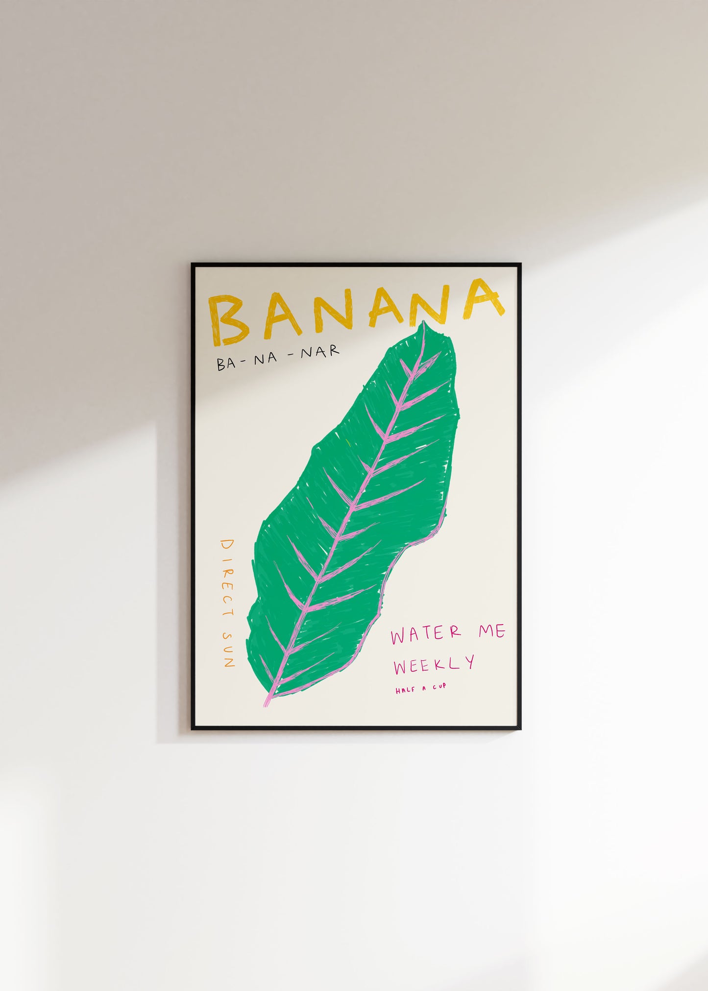 Banana Plant Print