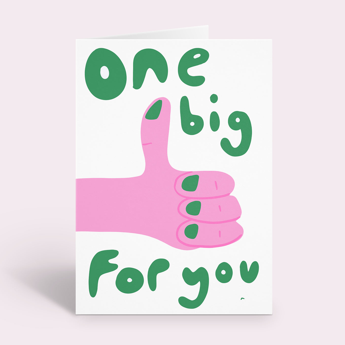 Big Thumbs Up Card