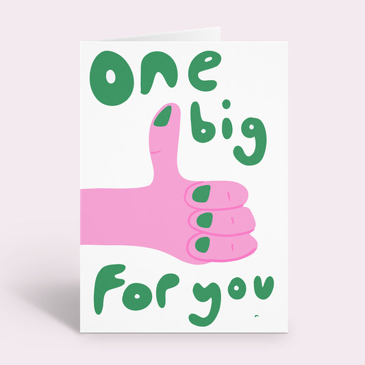 Big Thumbs Up Card