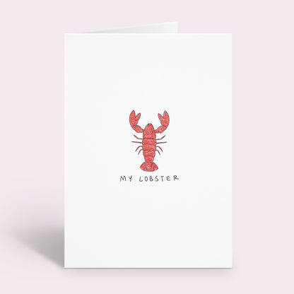My Lobster Valentine's Card