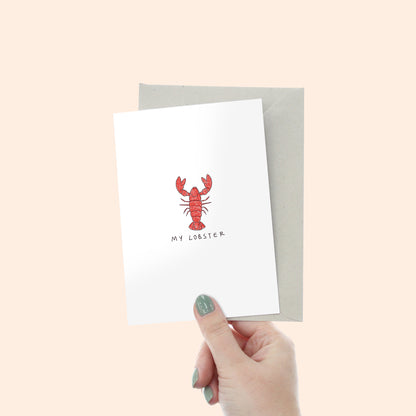 My Lobster Valentine's Card