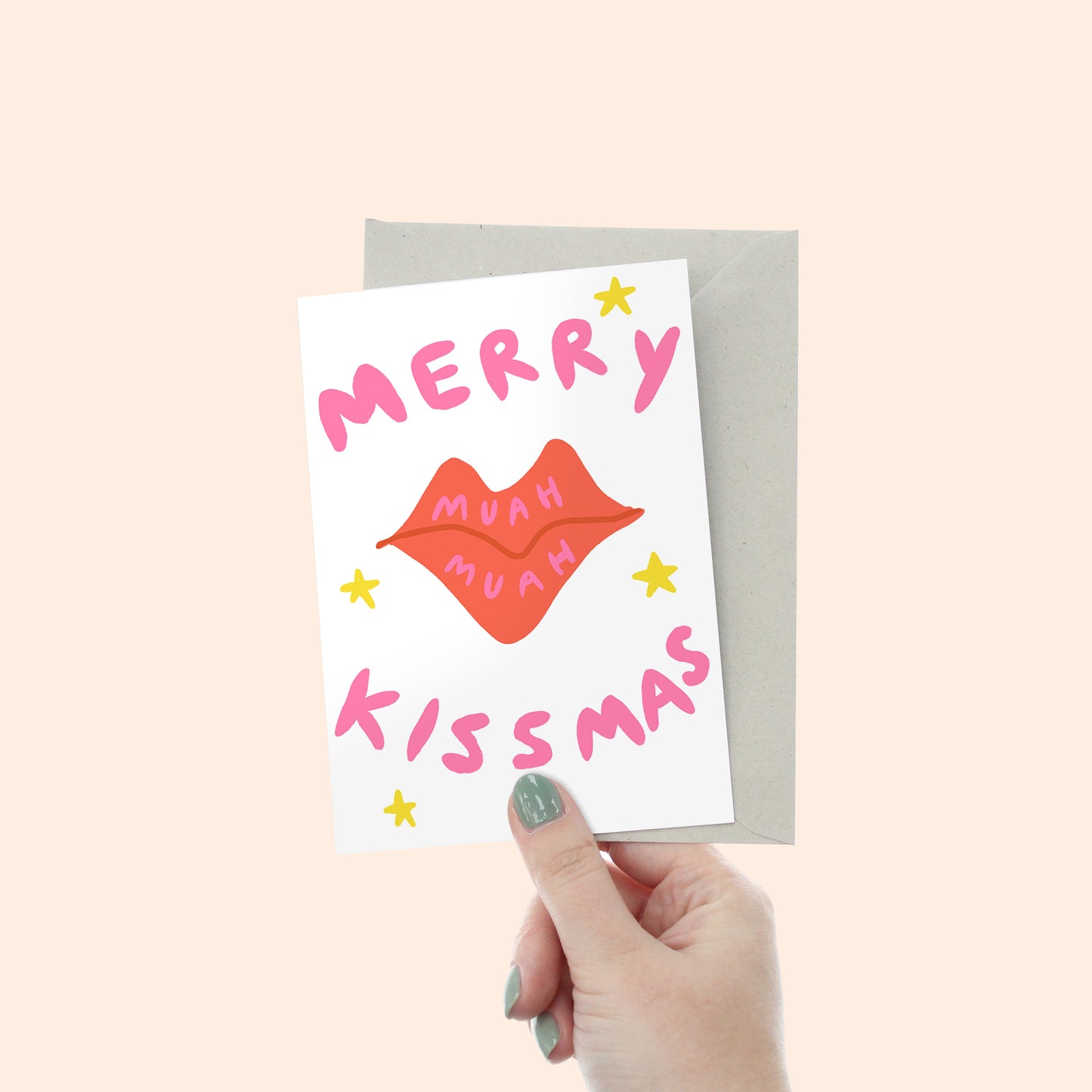 Kissmas Christmas Card