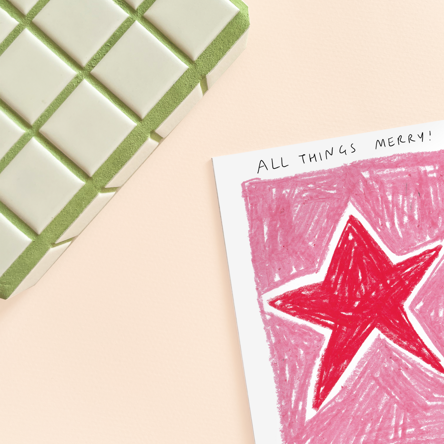 All Things Merry & Bright Star Christmas Card