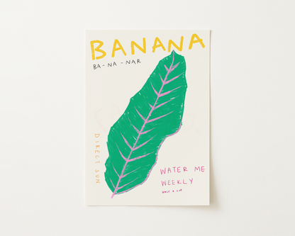Banana Plant Print