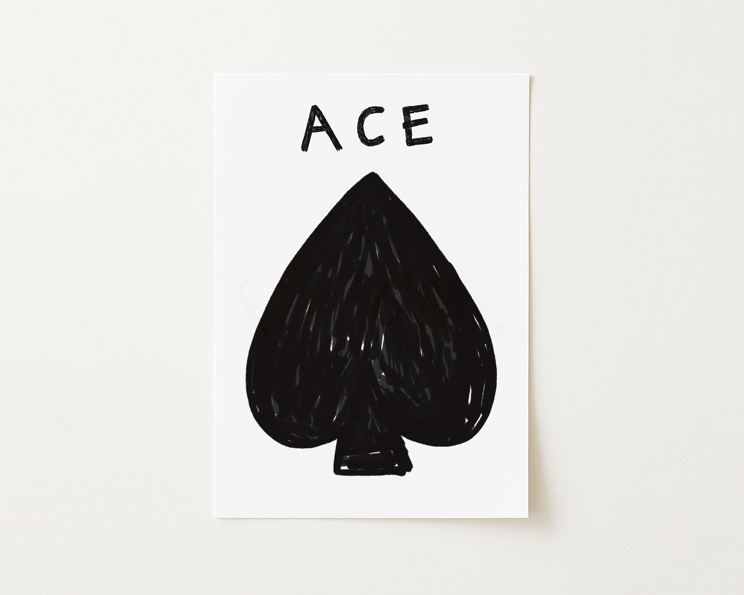 Ace of Spades Print