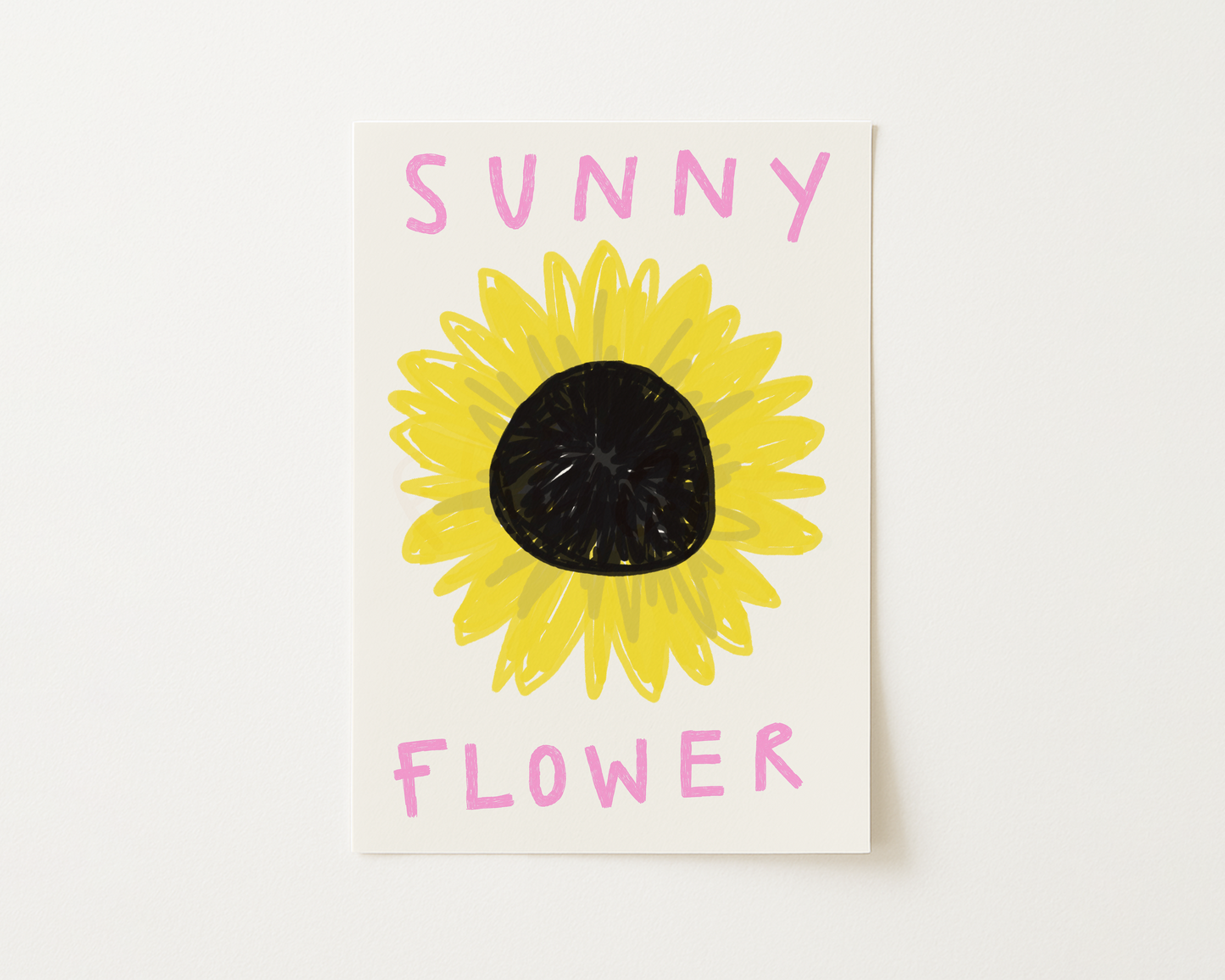 Sunny Flower Sunflower Print