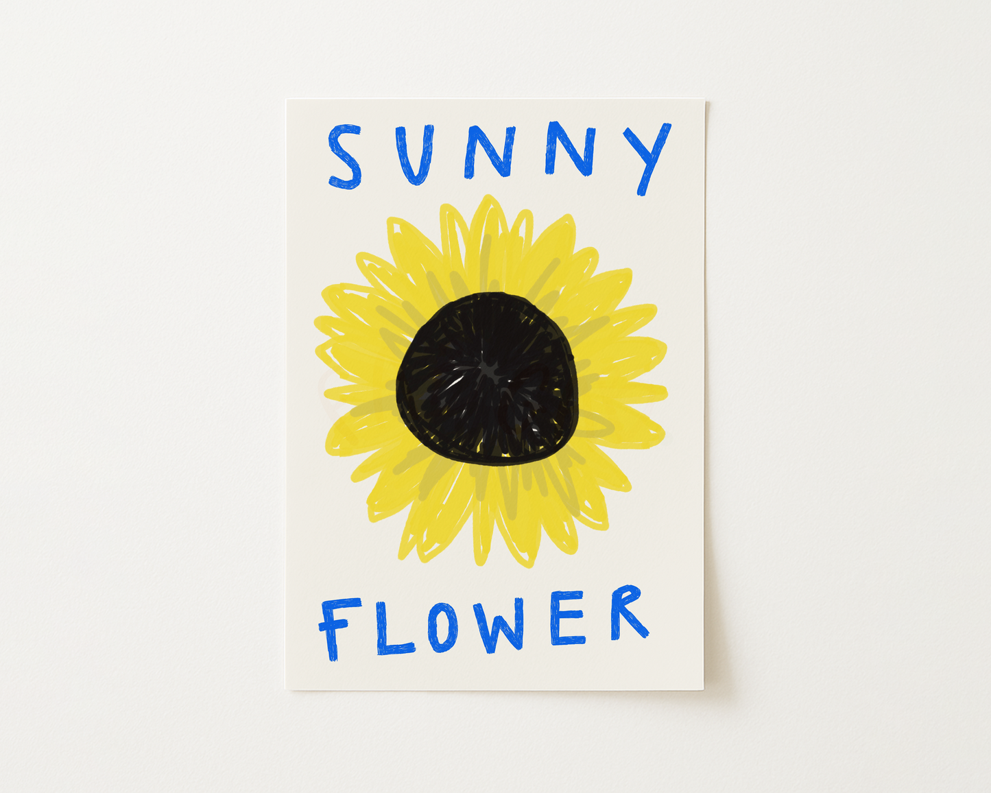 Sunny Flower Sunflower Print
