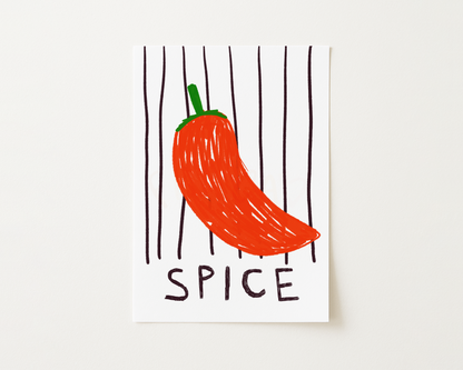 Chilli Spice Kitchen Print