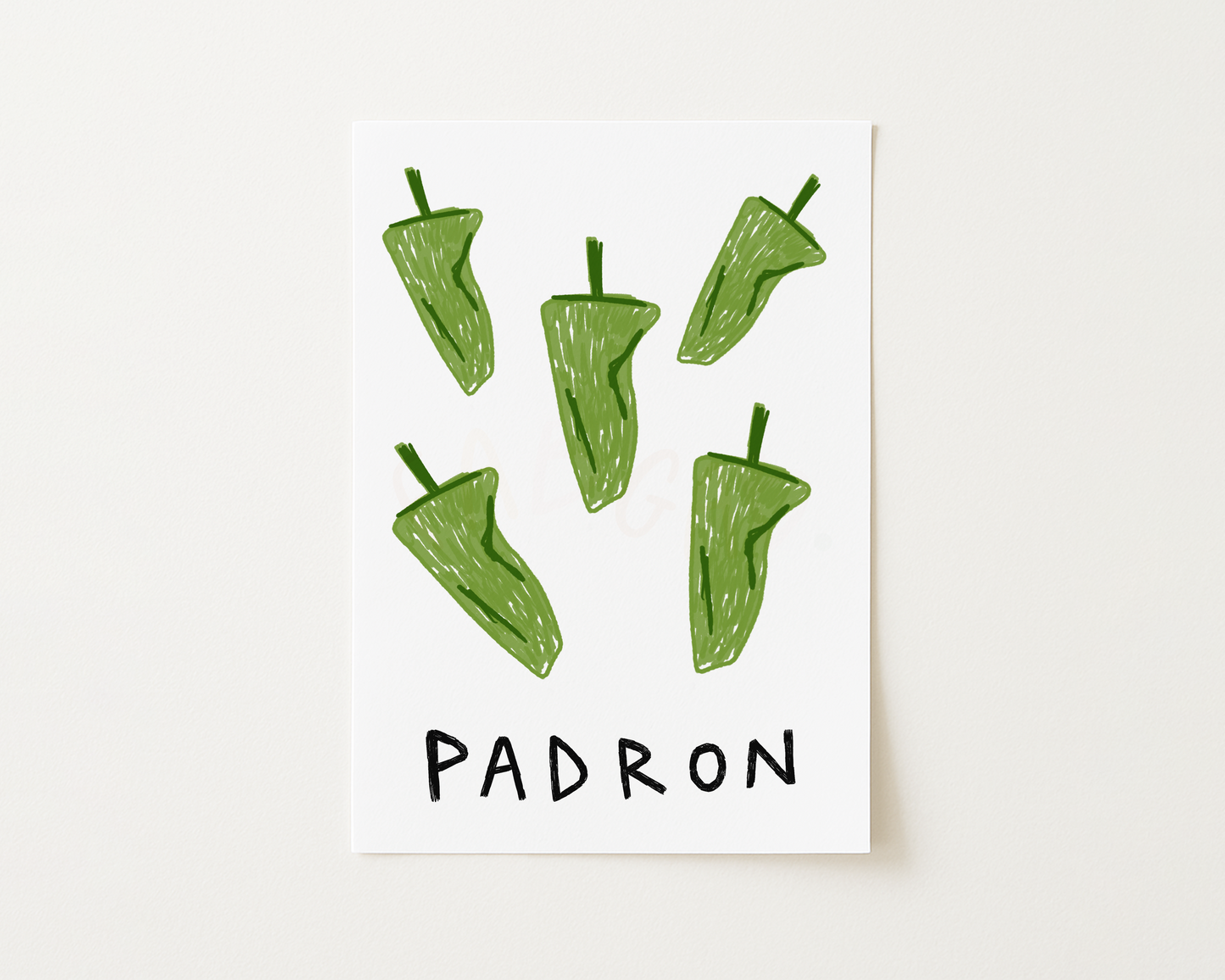 Padron Pepper Kitchen Print