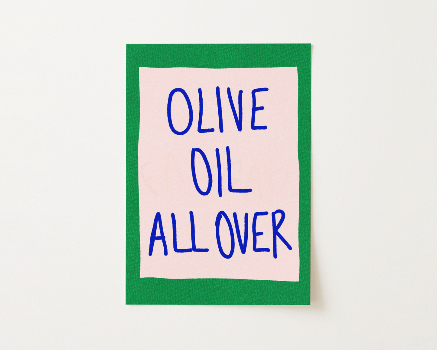 Olive Oil Wall Art Print