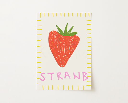 Strawb Print