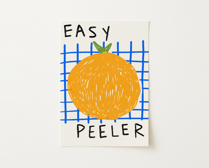Easy Peeler Orange Kitchen Print