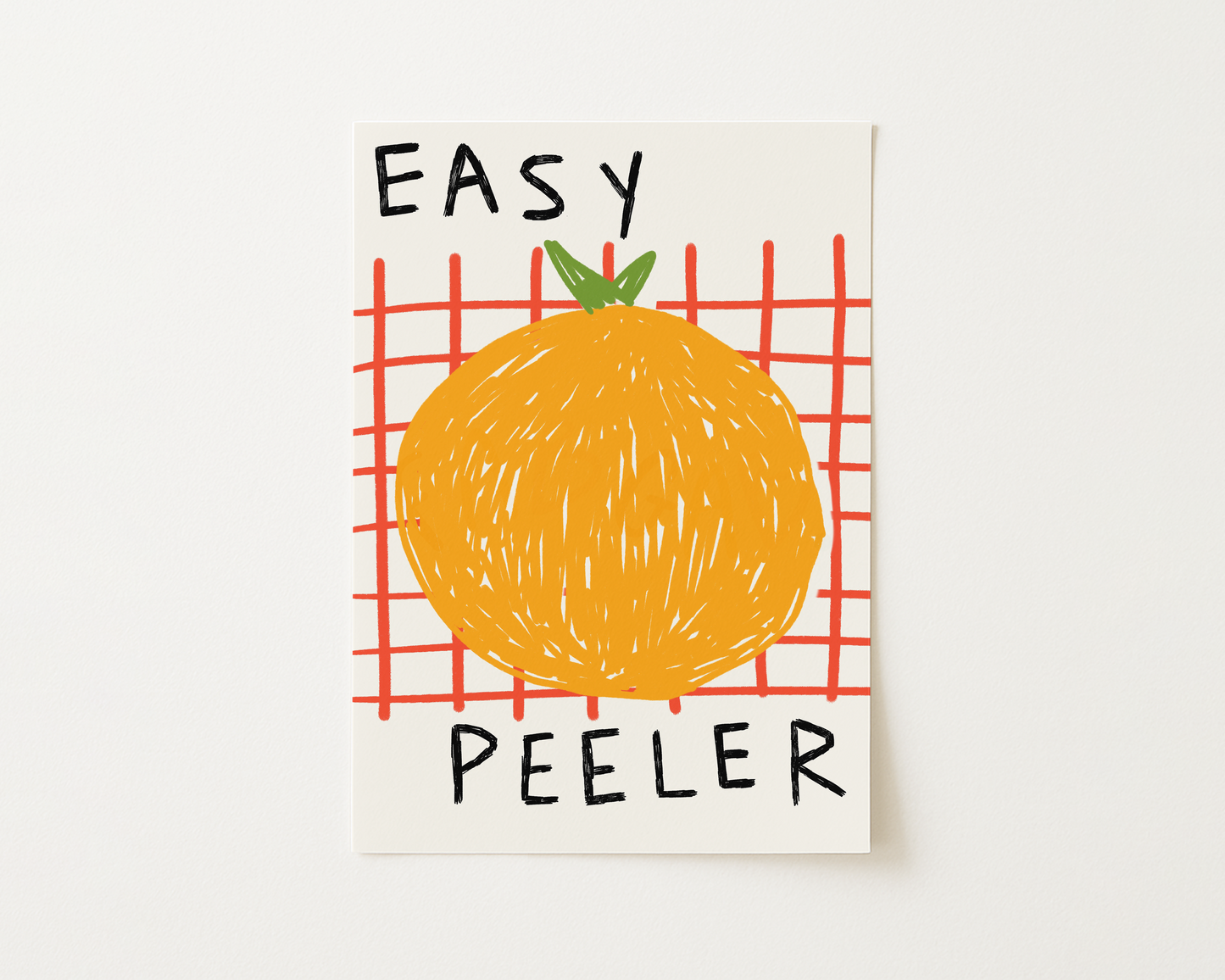 Easy Peeler Orange Kitchen Print