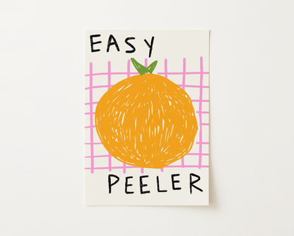 Easy Peeler Orange Kitchen Print