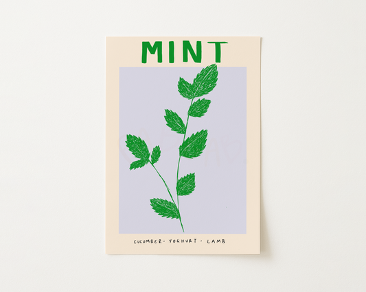 Mint Herb Print