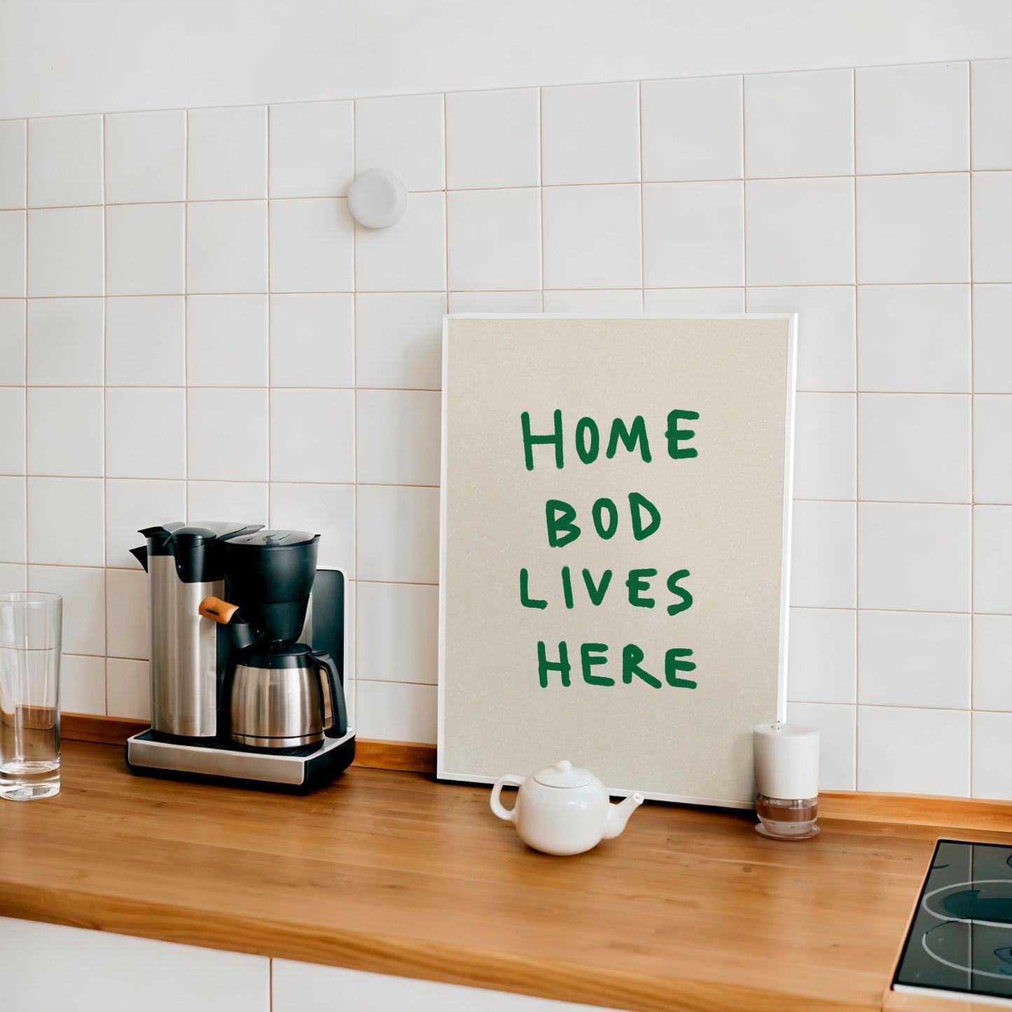 Home Bod Lives Here Print