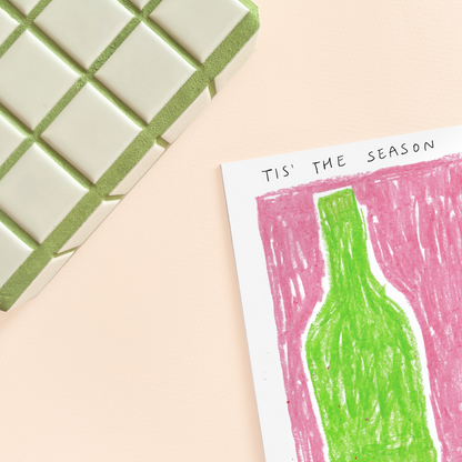 Tipsy Season Wine Christmas Card