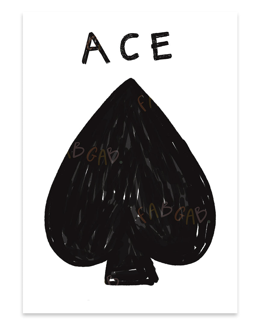 Ace of Spades Print