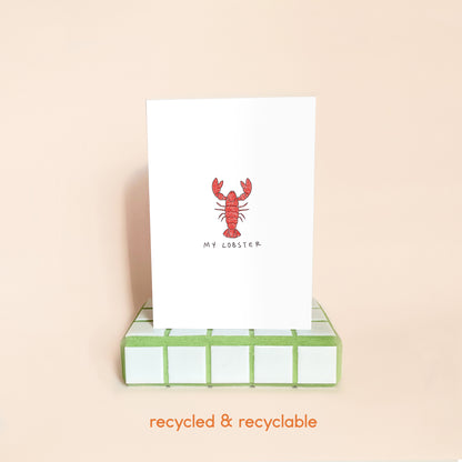 My Lobster Valentine's Card