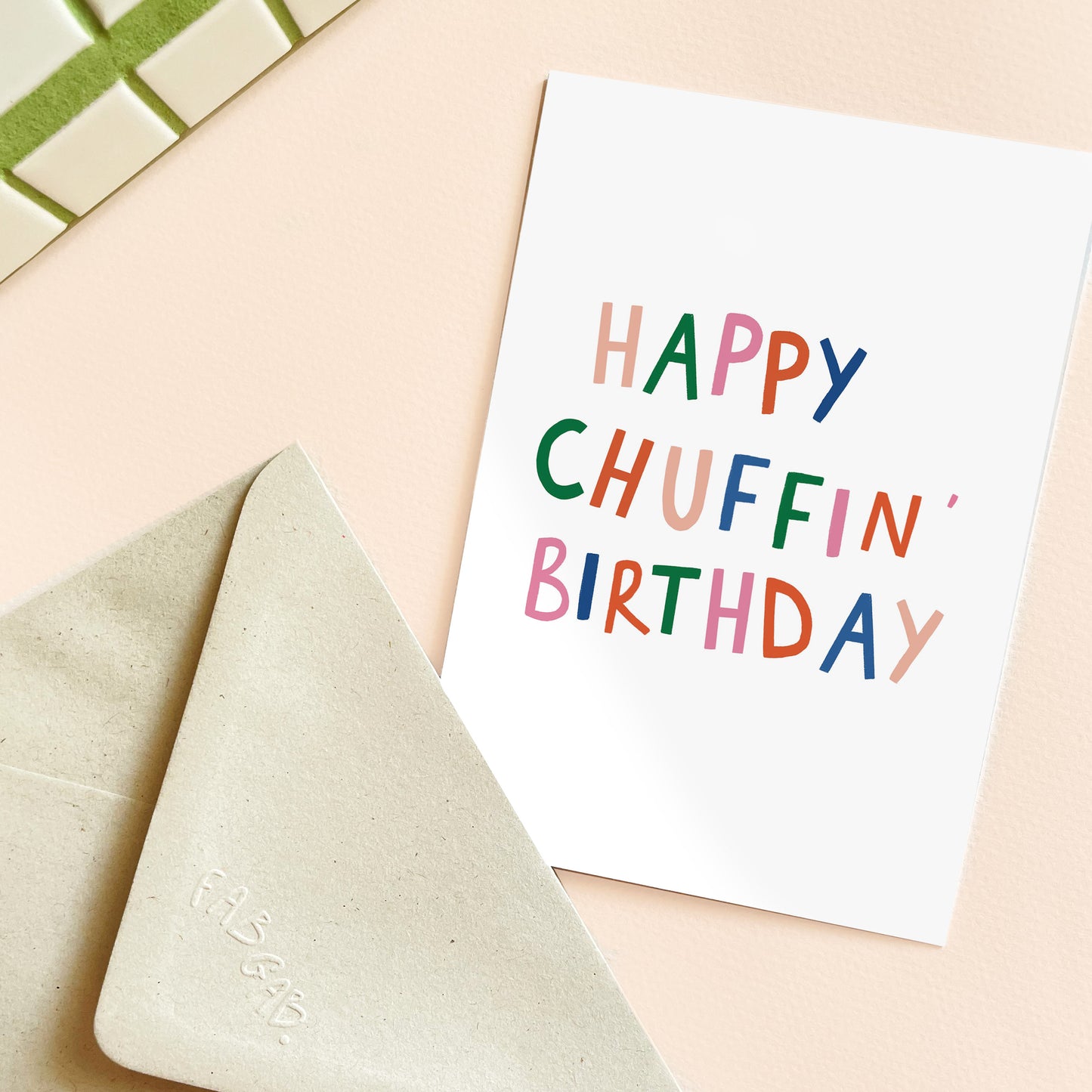 Happy Chuffin Birthday Card