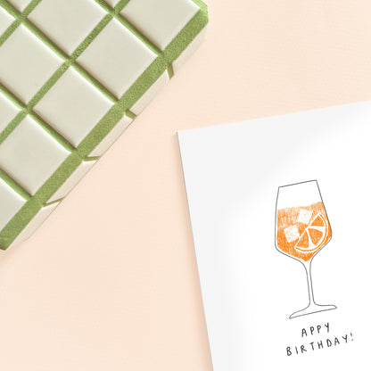 Aperol Birthday Card