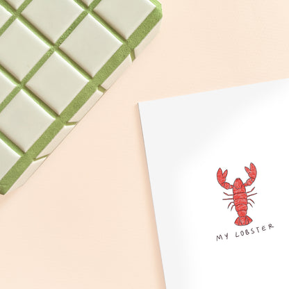 My Lobster Valentine's Card