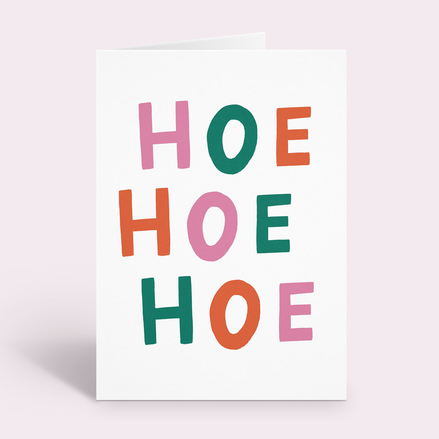 Hoe Hoe Hoe Christmas Card