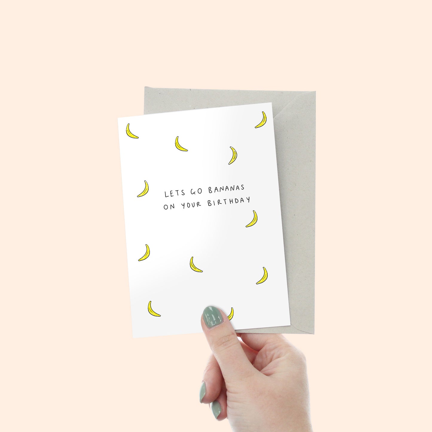 Let's Go Banana's On Your Birthday Card