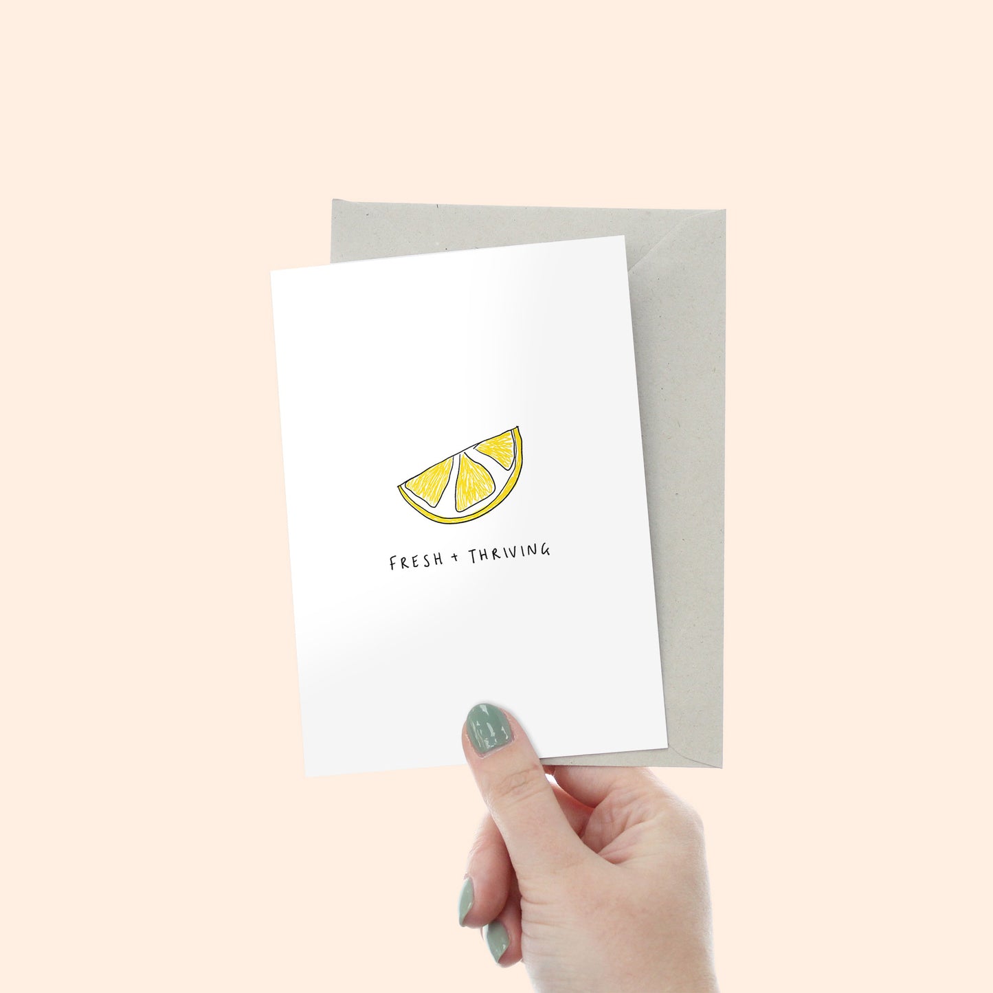 Fresh + Thriving Lemon Card