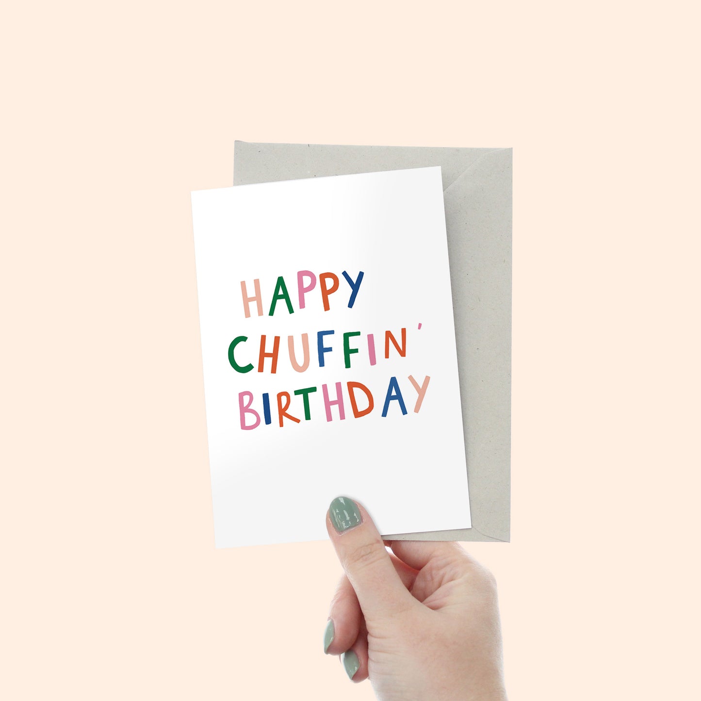 Happy Chuffin Birthday Card