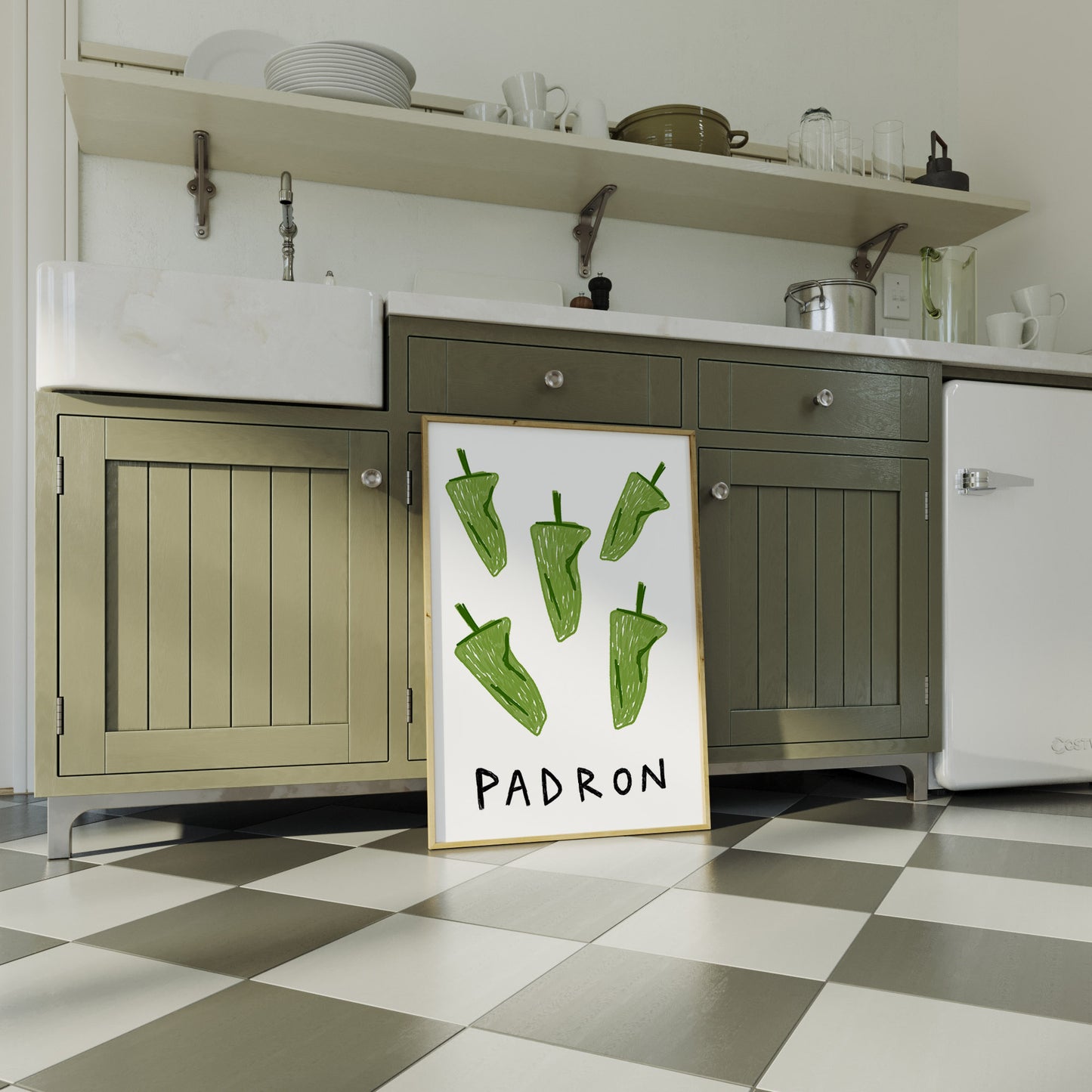 Padron Pepper Kitchen Print