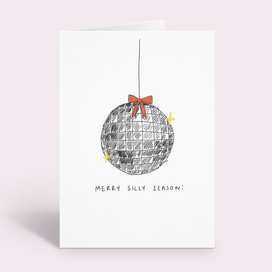 Disco Ball Christmas Card