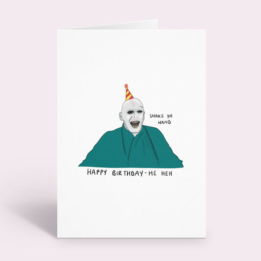 Harry Potter Lord Voldemort Birthday Card