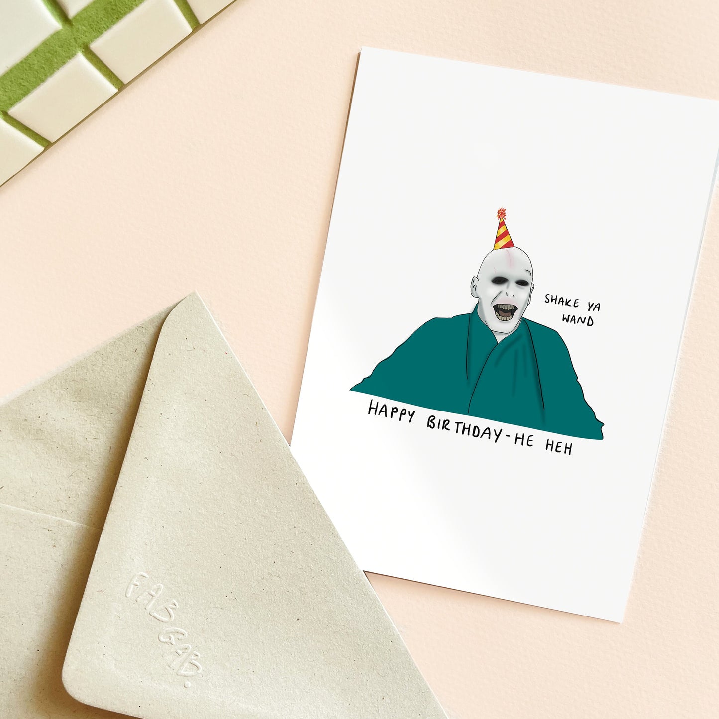 Harry Potter Lord Voldemort Birthday Card