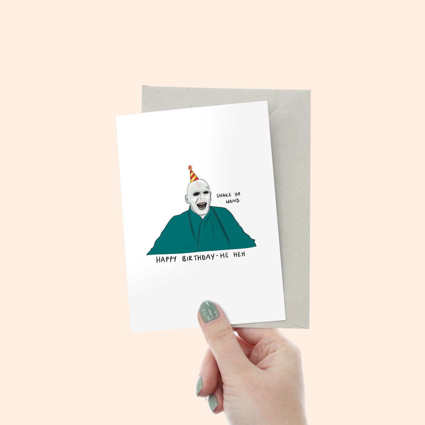 Harry Potter Lord Voldemort Birthday Card