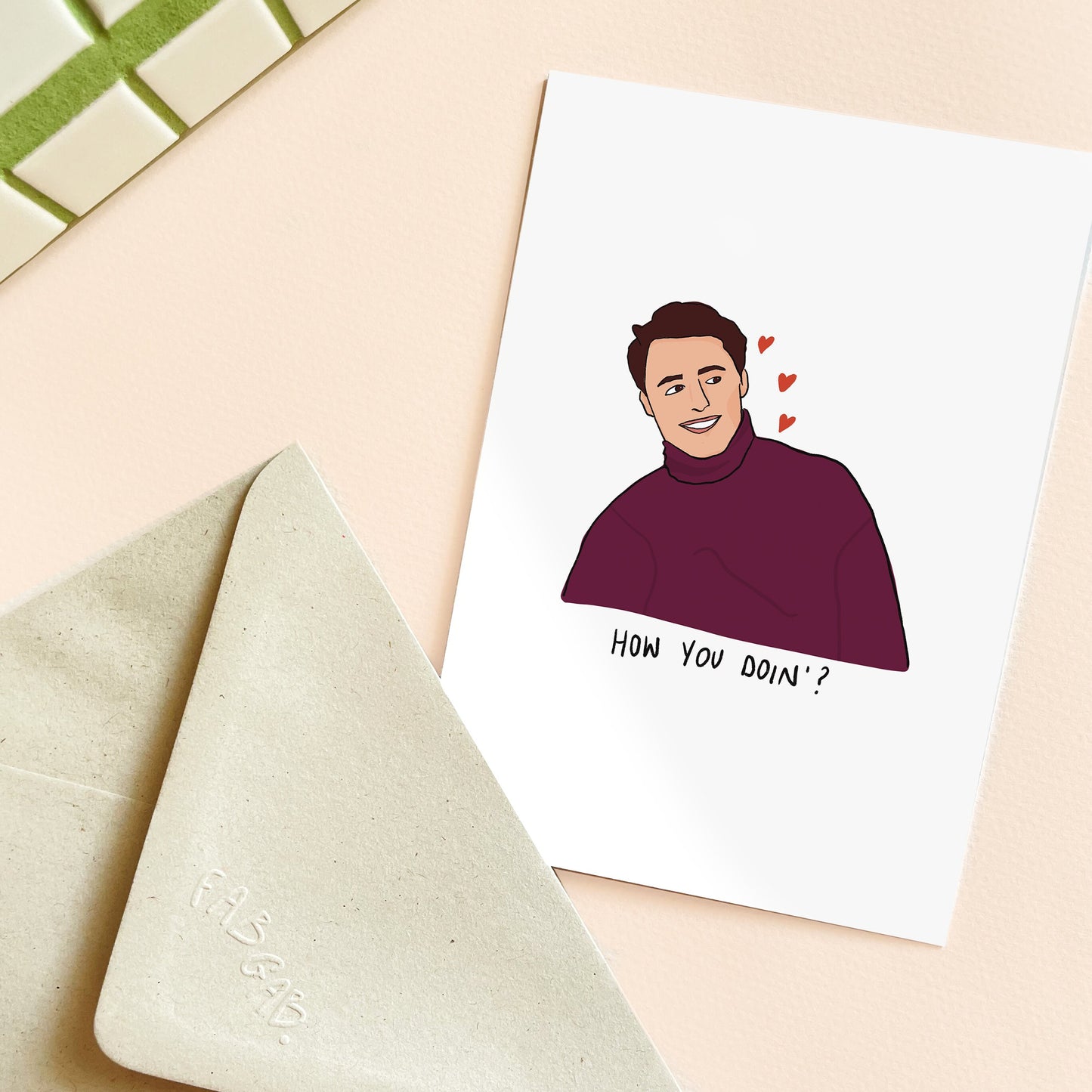 Joey from Friends, How You Doin' Card