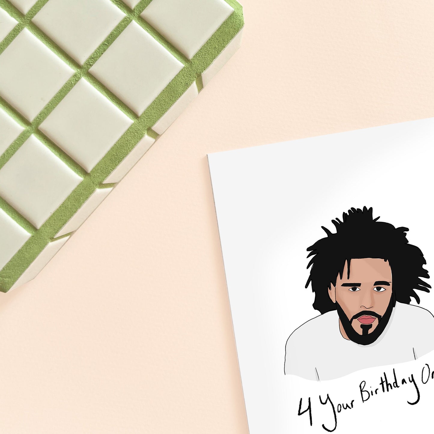 J Cole 4 Your Birthday Only Card