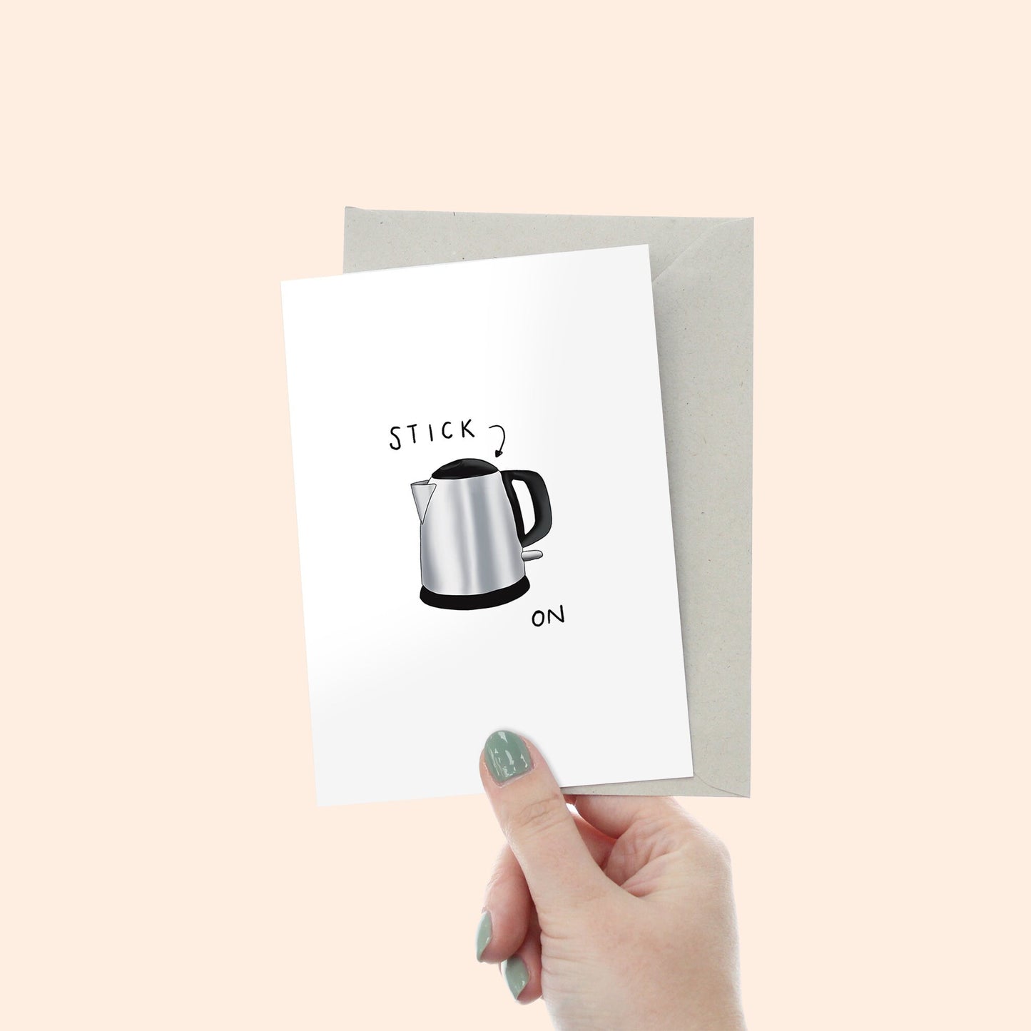 Stick Kettle On Card