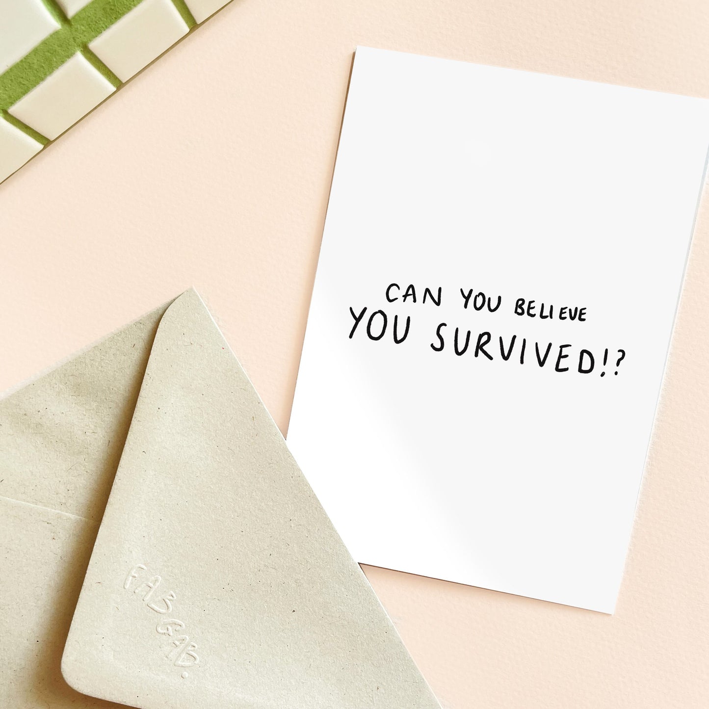 Can You Believe You Survived?! Card