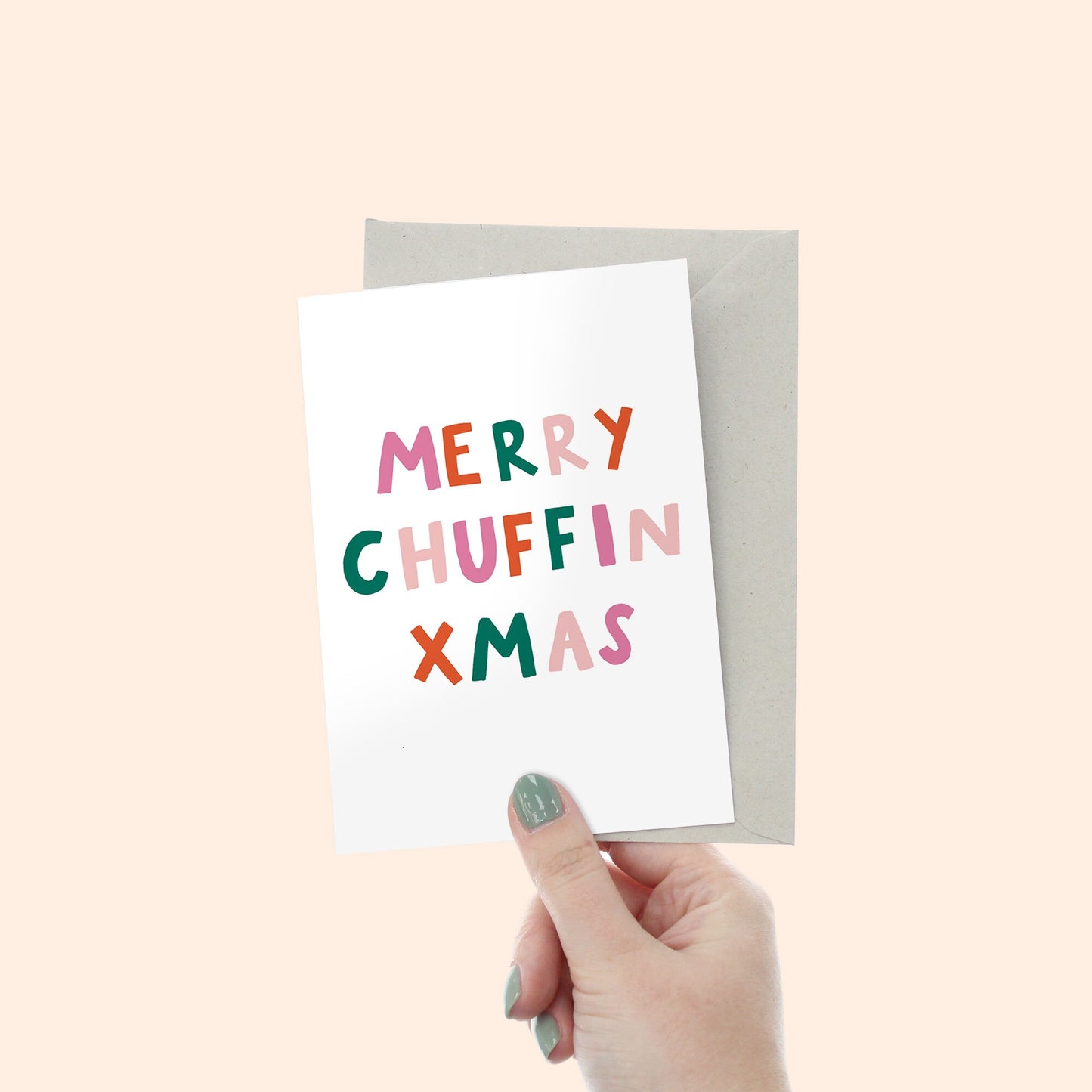 Merry Chuffin Xmas Card