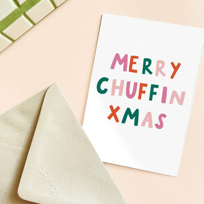 Merry Chuffin Xmas Card