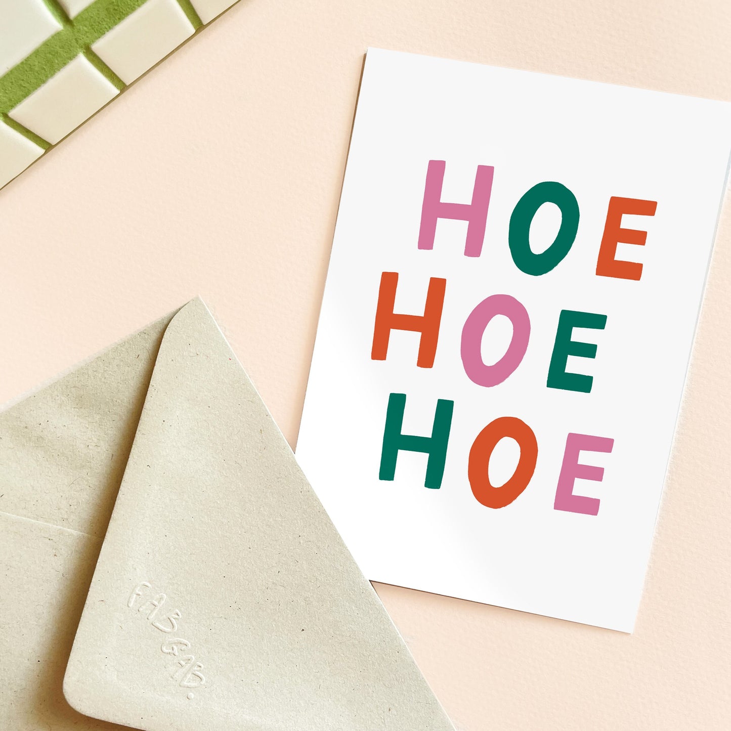 Hoe Hoe Hoe Christmas Card