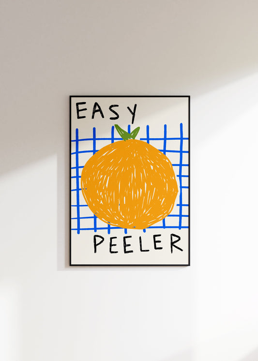 Easy Peeler Orange Kitchen Print