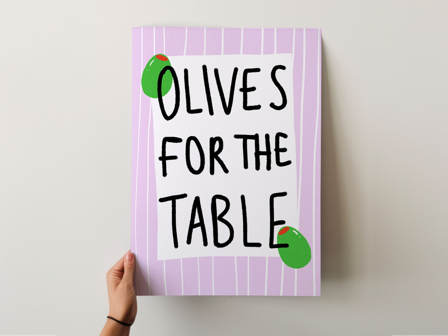 Olives For The Table Wall Art Print